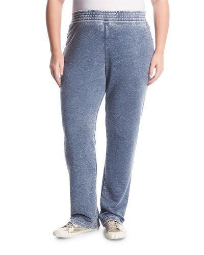 Burnout Straight-leg Sweatpants,