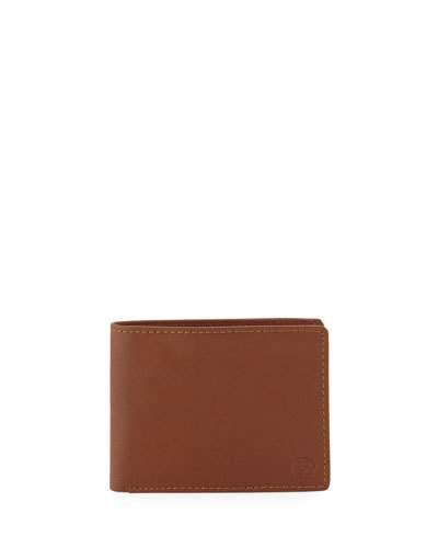 Leather Slim Bi-fold Wallet,