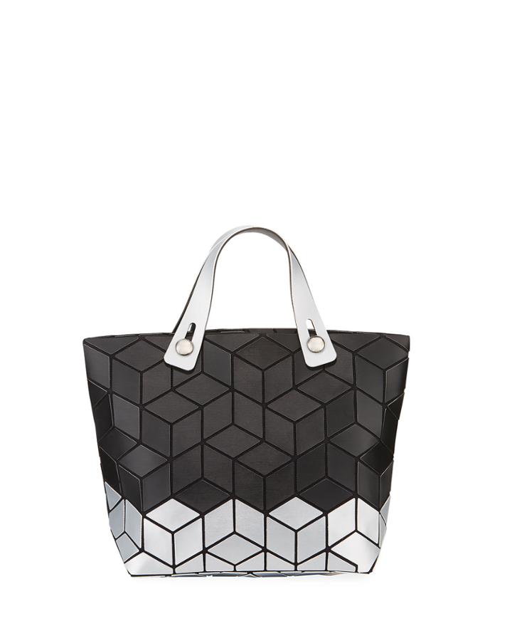 Geometric Tiled Mini Top-handle Bag