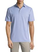 Men's Jubilee Stripe Stretch Jersey Polo