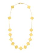 24k Clove Flake Station Necklace
