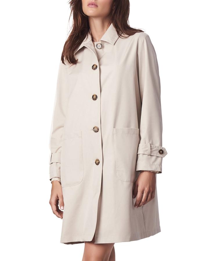 Water-resistant Button-down Coat