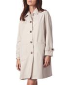 Water-resistant Button-down Coat
