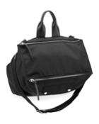 Men's Pandora Canvas Crossbody Bag, Black