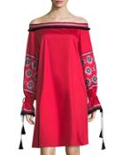 Return To Splendour Off-the-shoulder Dress