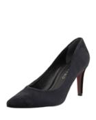 Rafaella Velvet Pointed Pumps, Black