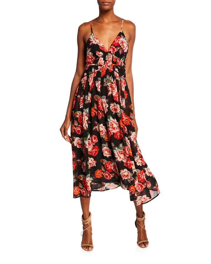 Marissa Floral-print V-neck