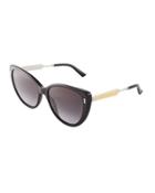 Plastic/metal Cat-eye