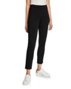 Slim-fit Pull-on Cropped Trousers