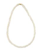14k 5-row Freshwater Pearl Torsade Necklace,