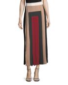 Contrast-pleated Studded