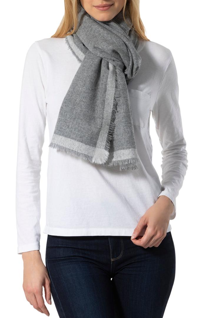 Cashmere Scarf W/ Fringe