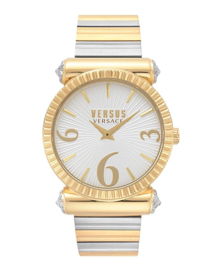 38mm Republique Watch With Bracelet Strap, Gold/silver