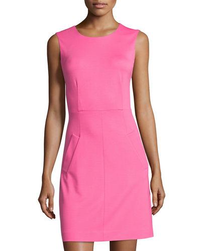 Capreena Sleeveless A-line Ponte