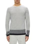 Cyar Striped Fine-gauge Merino Wool