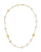 18k Citrine & Two-tone Pearl Necklace