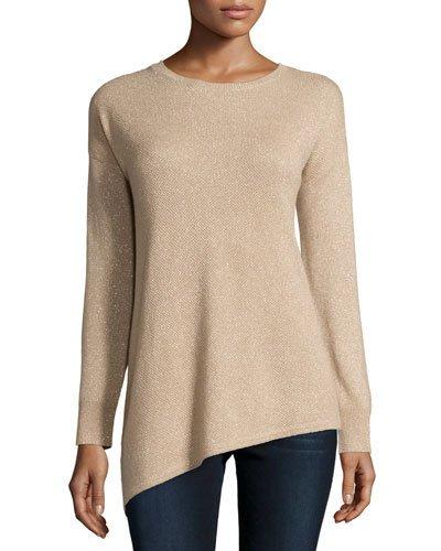 Metallic Asymmetric Cashmere