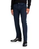 Men's Straight-fit Button-fly Jeans