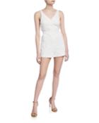 Lorna Cotton Eyelet Tie-back Romper
