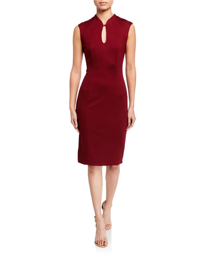 Keyhole-front Cap-sleeve