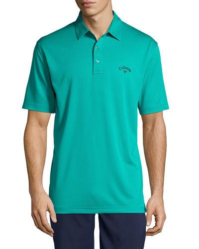 Embroidered Knit Polo