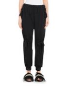 Elastic-ankle Jogger Pants W/ Bows
