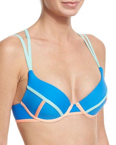 Cerulean Bauhaus Underwire Reversible Bikini