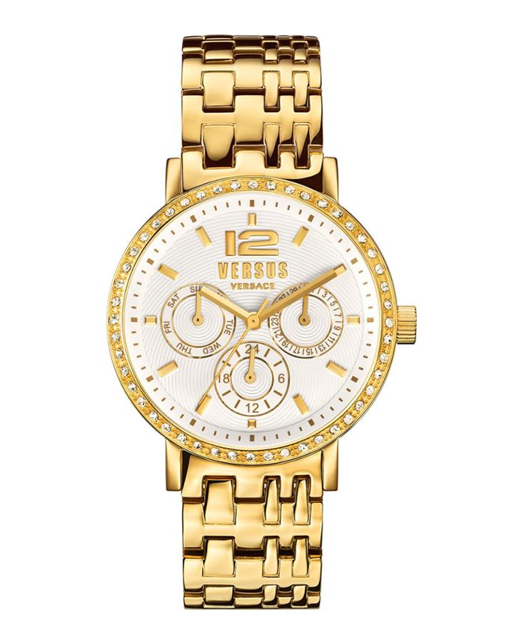 37mm Manhasset Chronograph Watch W/ Crystals,