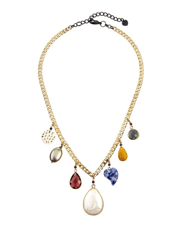 Multi-stone Shaker Necklace