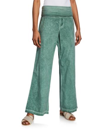 Lucilla High-waist Wide-leg Pants
