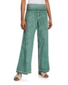 Lucilla High-waist Wide-leg Pants
