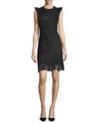 Poppy Lace Cap-sleeve Dress