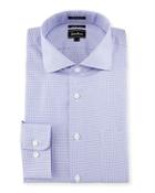 Trim-fit Houndstooth Dress Shirt,
