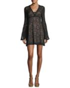 Samba V-neck Bell-sleeve