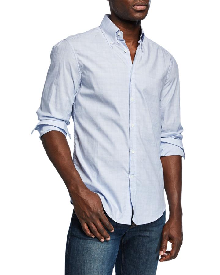 Men's Long-sleeve Button-down