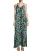 V-neck Sleeveless Printed