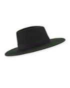 Harlowe Wool Fedora W/ Mohair Blend Band