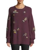 Tania Embroidered Scoop-neck