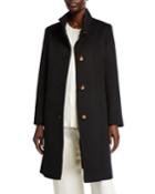 Stand-collar Wool-cashmere Coat