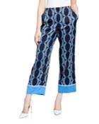 Ankle-length Silk-twill Pants