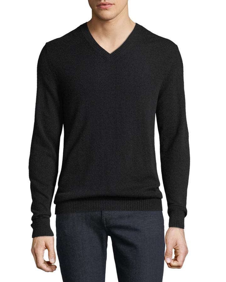 Men's Cashmere V-neck