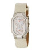 Signature Dual Time Zone Watch, White