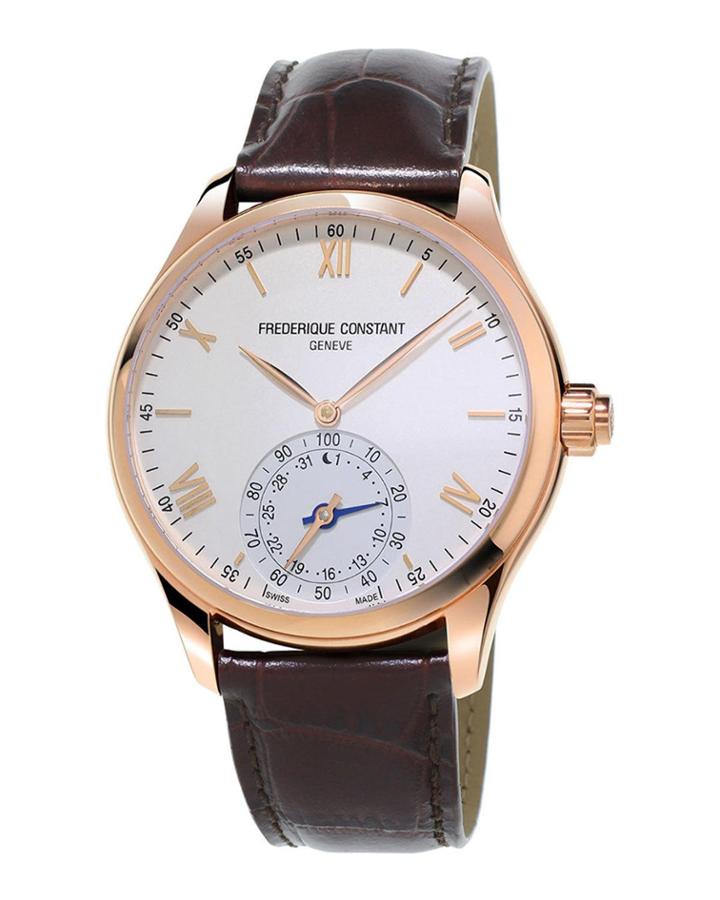 Men's 42mm Horological Smartwatch, Rose/brown