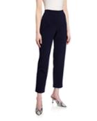 Pull-on Straight-leg Pants