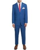 Men's Slim Fit Pinstriped Two-piece
