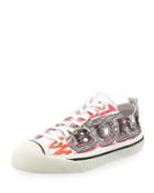 Kingly Marker-print Low-top