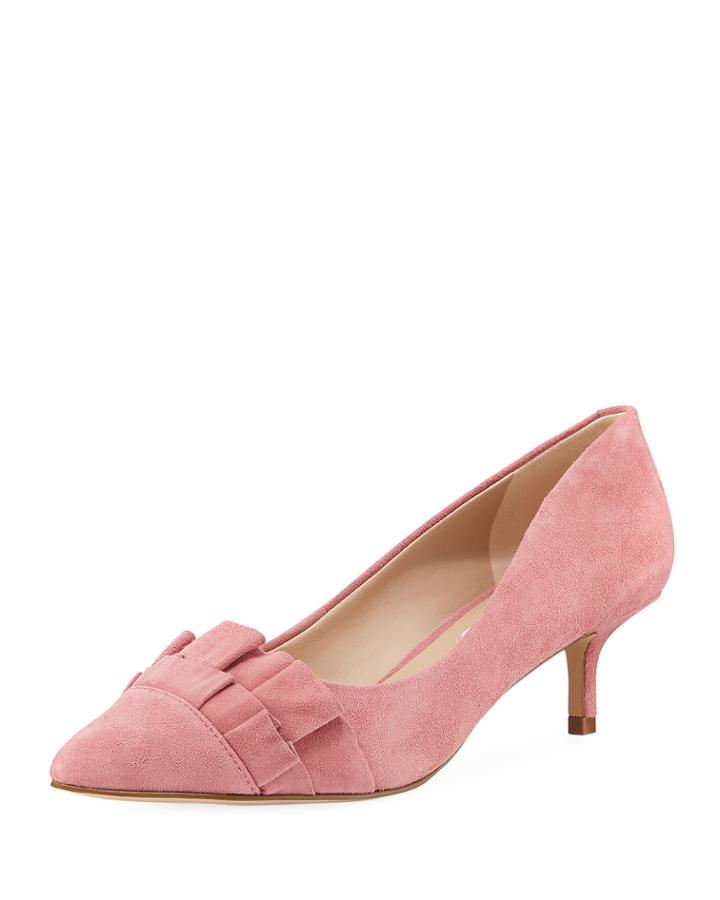Larissa Low Ruffle Pump