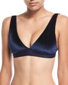 V-neck Soft-cup Velvet