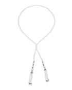 14k Pearl Tassel Necklace With Black