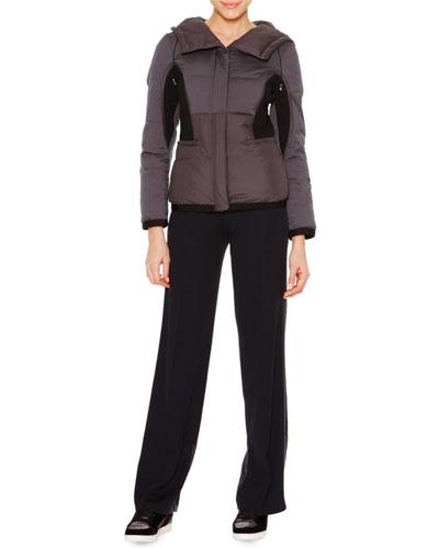 Short Down-filled Anorak Jacket